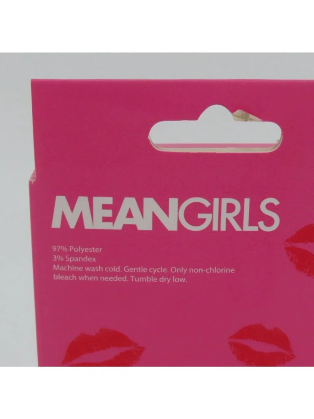 NEW Mean Girls 3 Pairs Women Socks Size 4-10 Burn Book Pink Black Novelty Movie